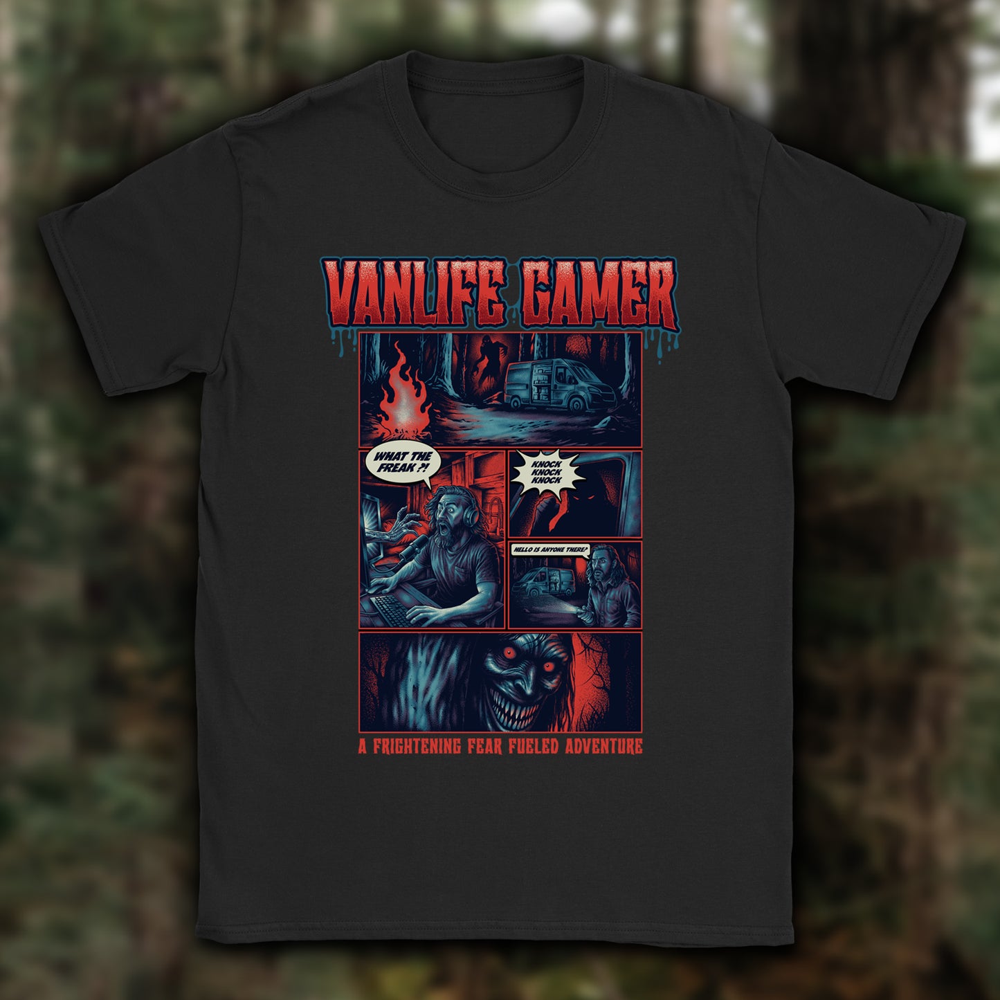 Trent The Traveler - Van Life Gamer T-Shirt