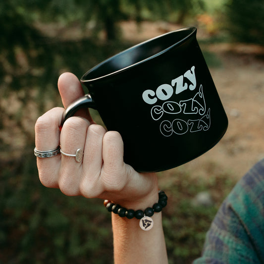 Trent The Traveler - COZY Black Mug - 15oz