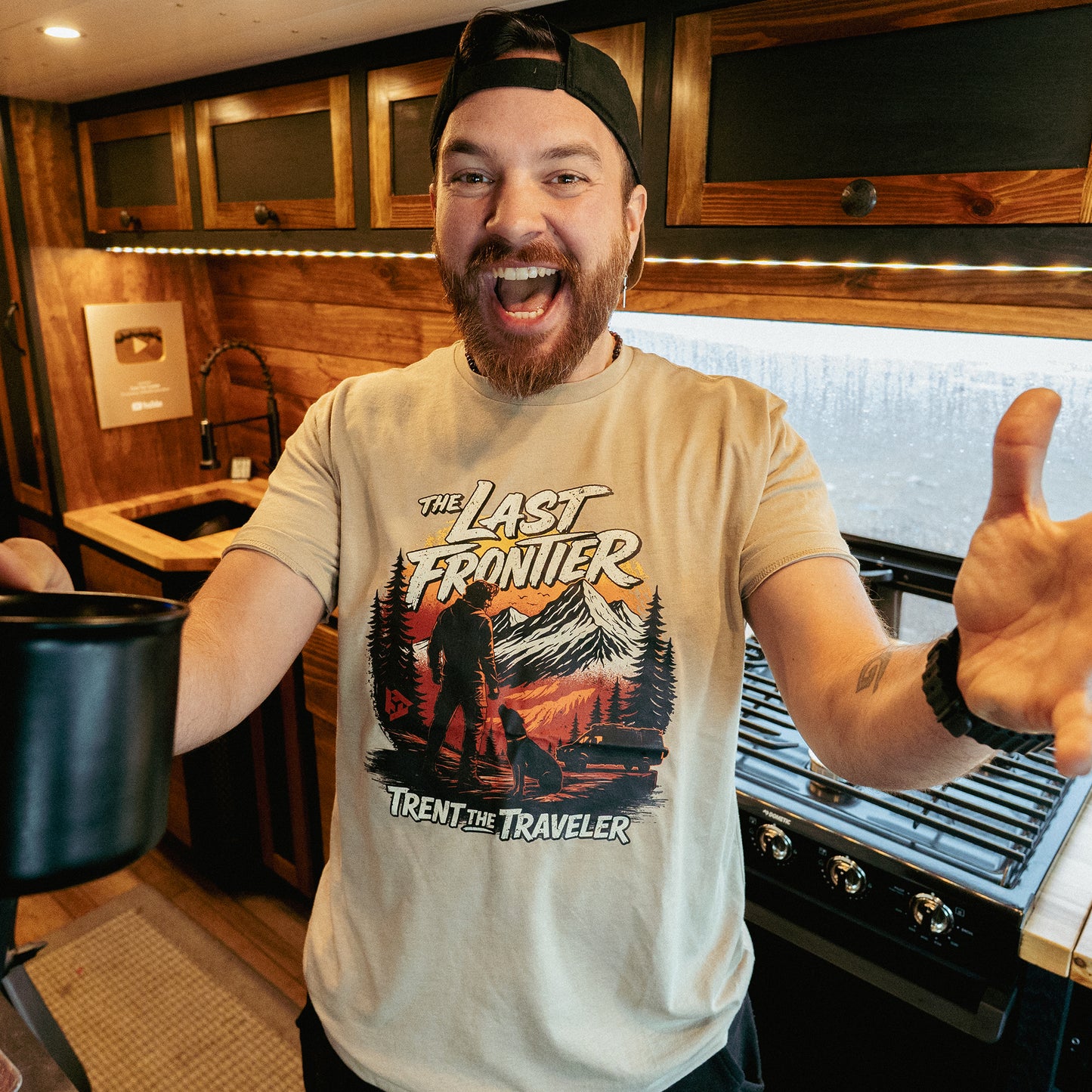 Trent The Traveler - The Last Frontier T-shirt