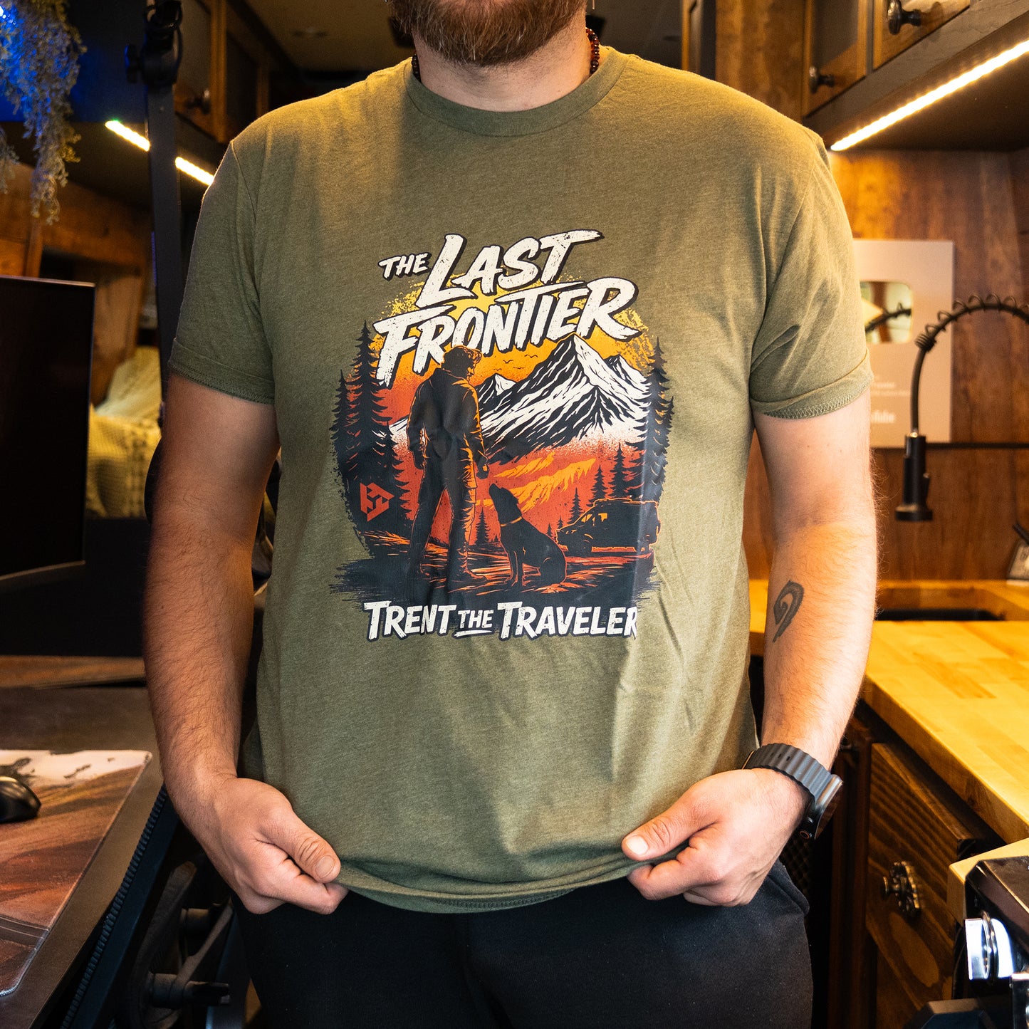 Trent The Traveler - The Last Frontier T-shirt