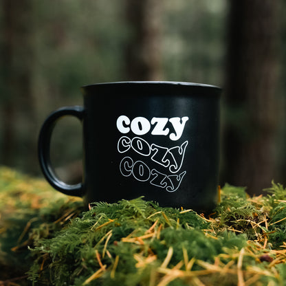 Trent The Traveler - COZY Black Mug - 15oz