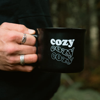 Trent The Traveler - COZY Black Mug - 15oz